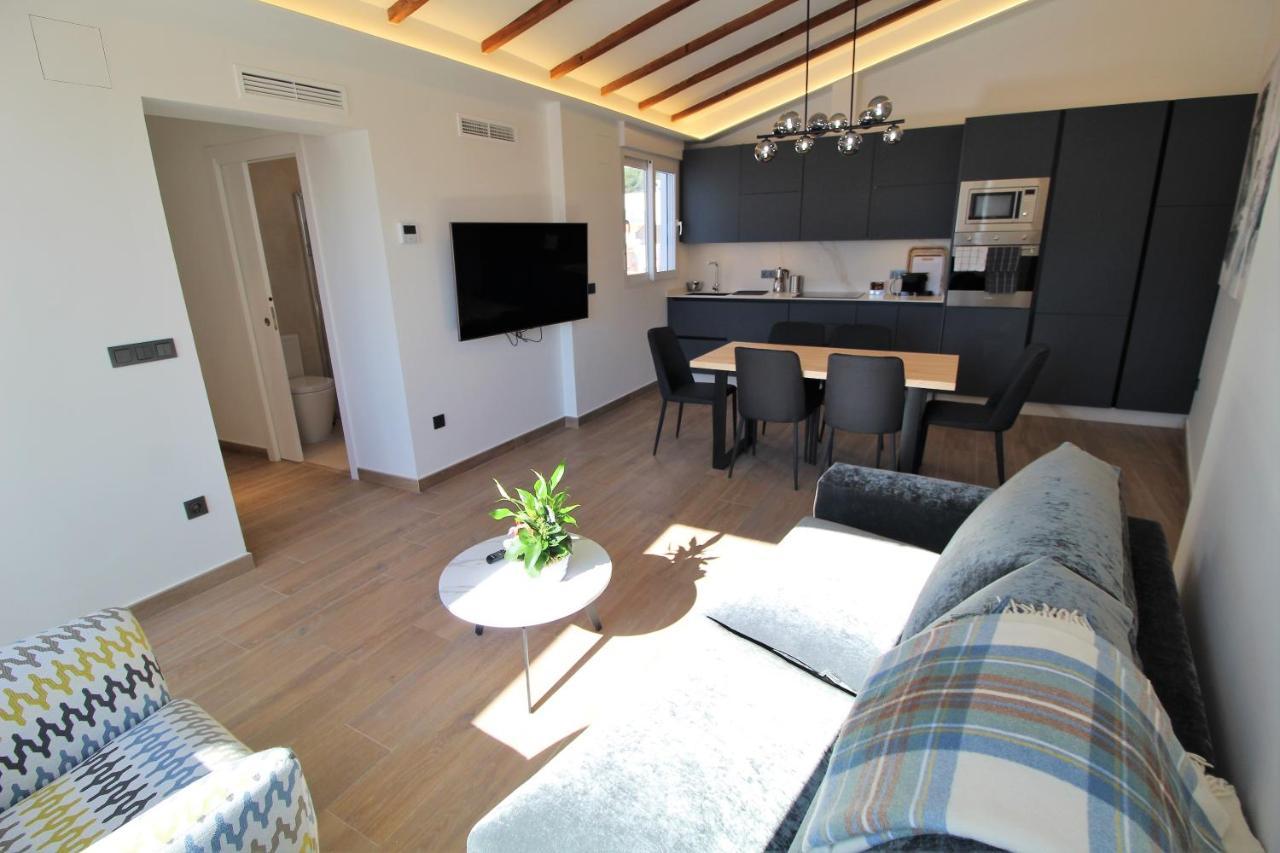 알리칸테 Atico Loft De Lujo Con Terraza Espectacular Y Vista A Los 2 Castillos 아파트 외부 사진