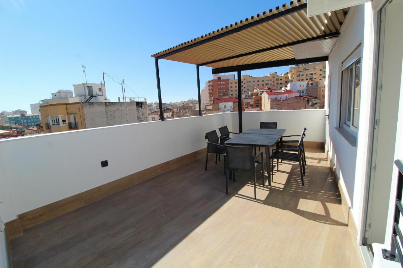 알리칸테 Atico Loft De Lujo Con Terraza Espectacular Y Vista A Los 2 Castillos 아파트 외부 사진