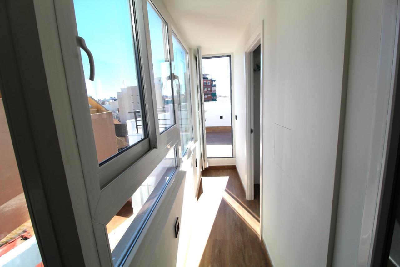 알리칸테 Atico Loft De Lujo Con Terraza Espectacular Y Vista A Los 2 Castillos 아파트 외부 사진